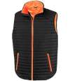 RS239 R239X Result Recycled Thermoquilt Gilet Black / Orange colour image